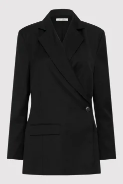 Jackets*St. Agni Wrap Blazer - Black