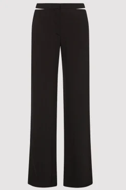 Pants*St. Agni Zip Detail Trousers - Black