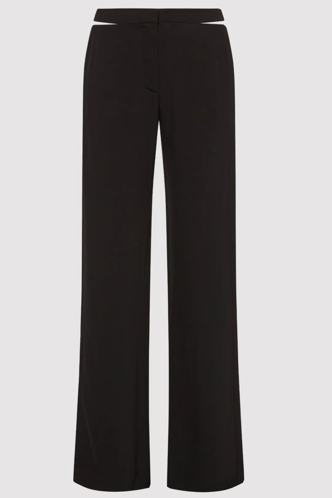 Pants*St. Agni Zip Detail Trousers - Black