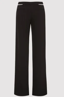 Pants*St. Agni Zip Detail Trousers - Black
