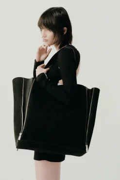Bags*St. Agni Zip Tote Bag - Black